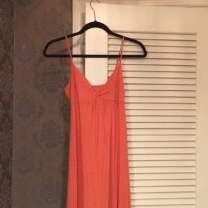 Peach maxi dress